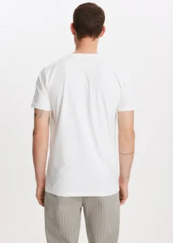 Basic t-shirt met v-hals