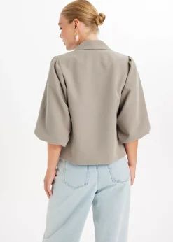Blazer met pofmouwen
