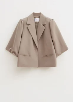 Blazer met pofmouwen