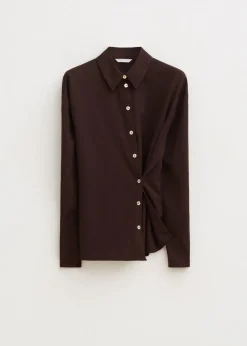 Blouse met knoopdetail