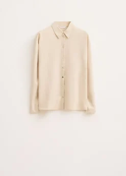 Blouse met knoopdetail