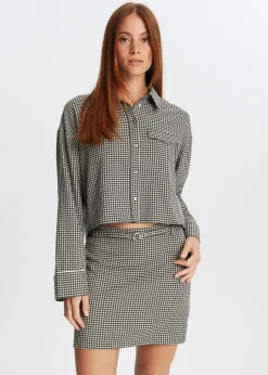 Blouse met ruitjes