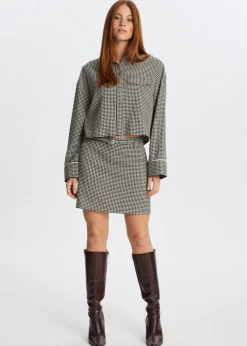 Blouse met ruitjes