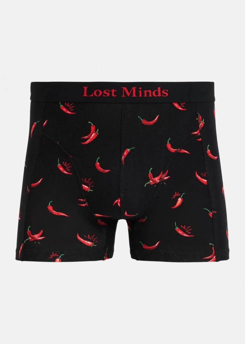 Boxer met hete pepers