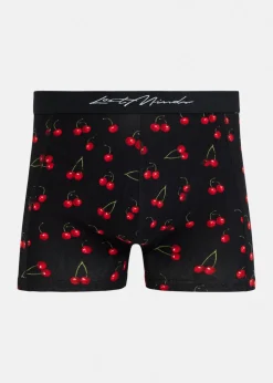 Boxer met print kersen