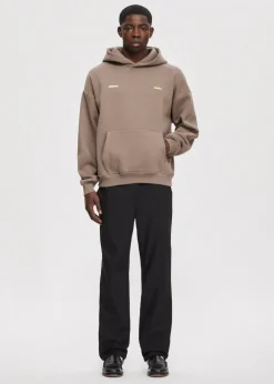 Boxy hoodie met backprint