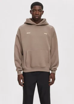Boxy hoodie met backprint