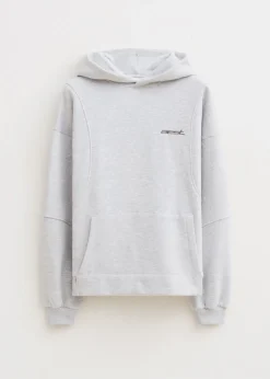 Boxy hoodie met merk