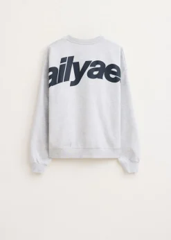 Boxy sweater met print