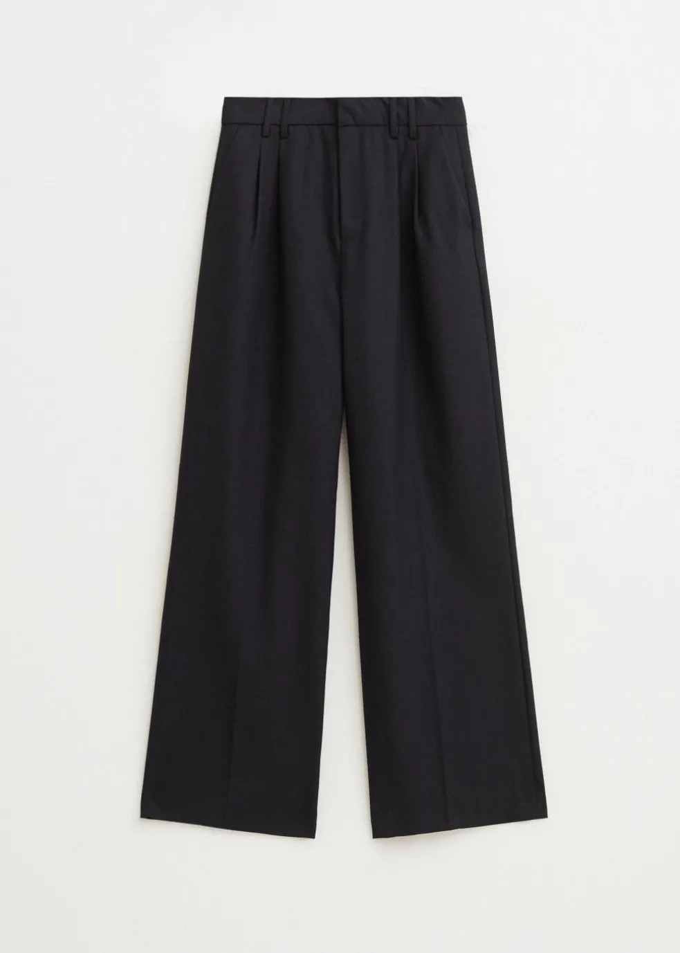 Broek met melange look