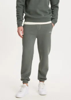 Brushed cuffed sweatpants
