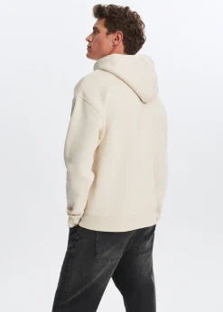 Brushed hoodie met logo