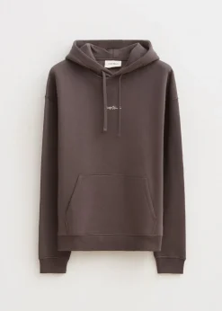 Brushed hoodie met logo