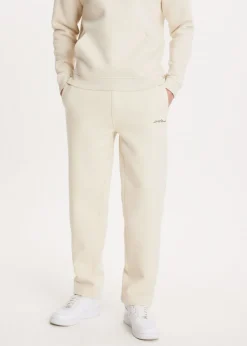 Brushed straight leg joggingbroek