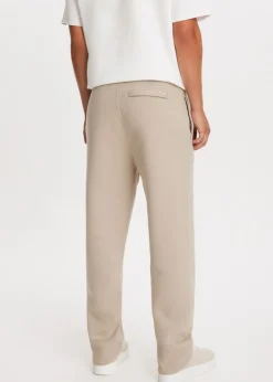 Brushed straight leg joggingbroek