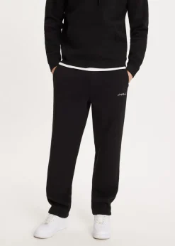 Brushed straight leg joggingbroek