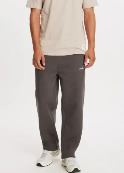 Brushed straight leg joggingbroek