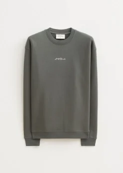 Brushed written sweater