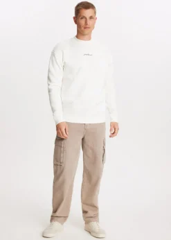 Brushed written sweater