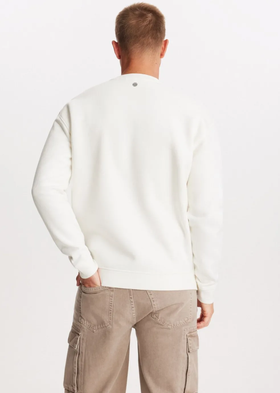 Brushed written sweater