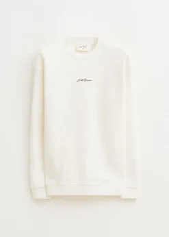 Brushed written sweater