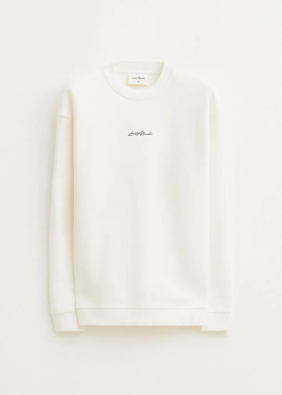Brushed written sweater