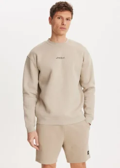 Brushed written sweater