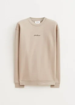 Brushed written sweater