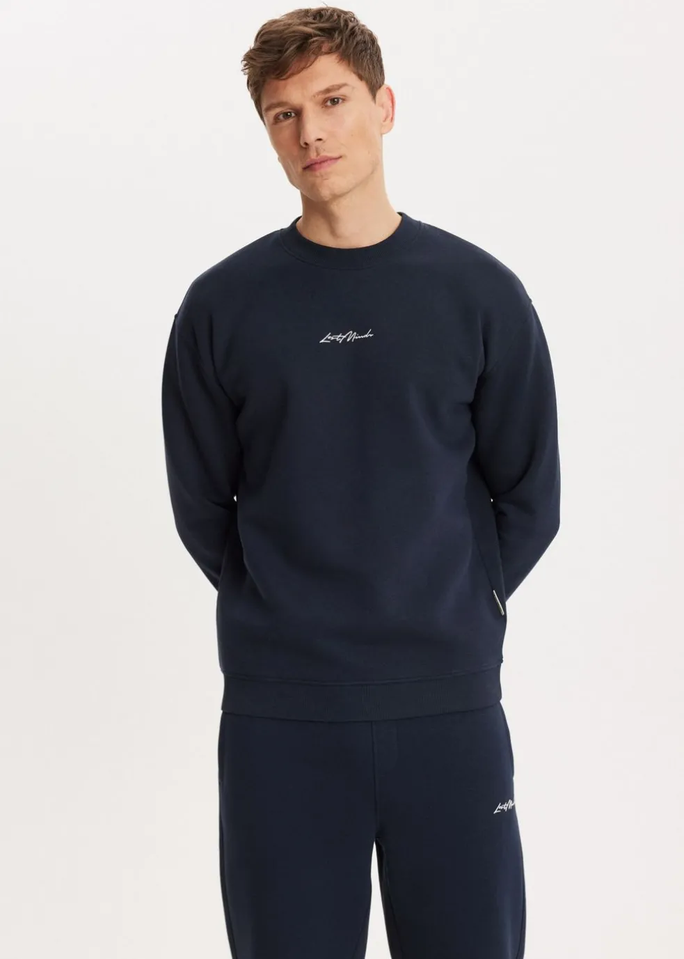 Brushed written sweater