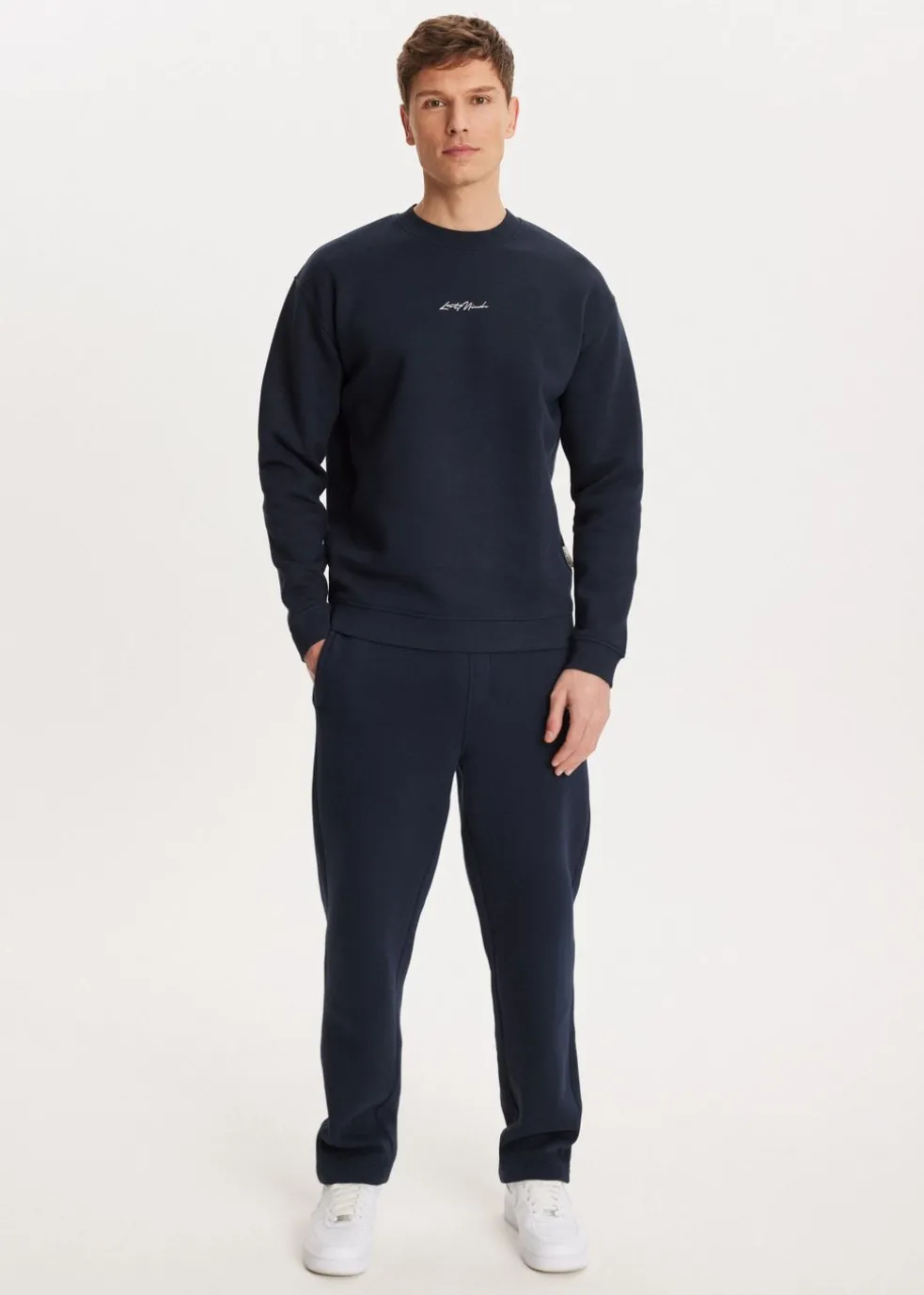 Brushed written sweater