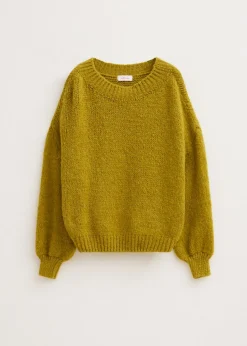 Chunky off-shoulder trui