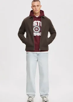 Conor overshirt met rits