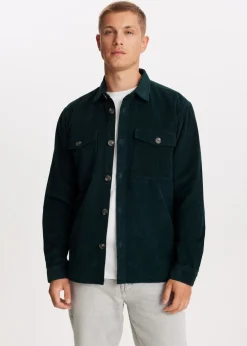 Corduroy overshirt