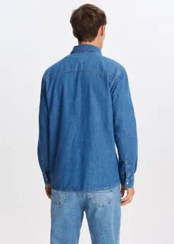 Denim overhemd
