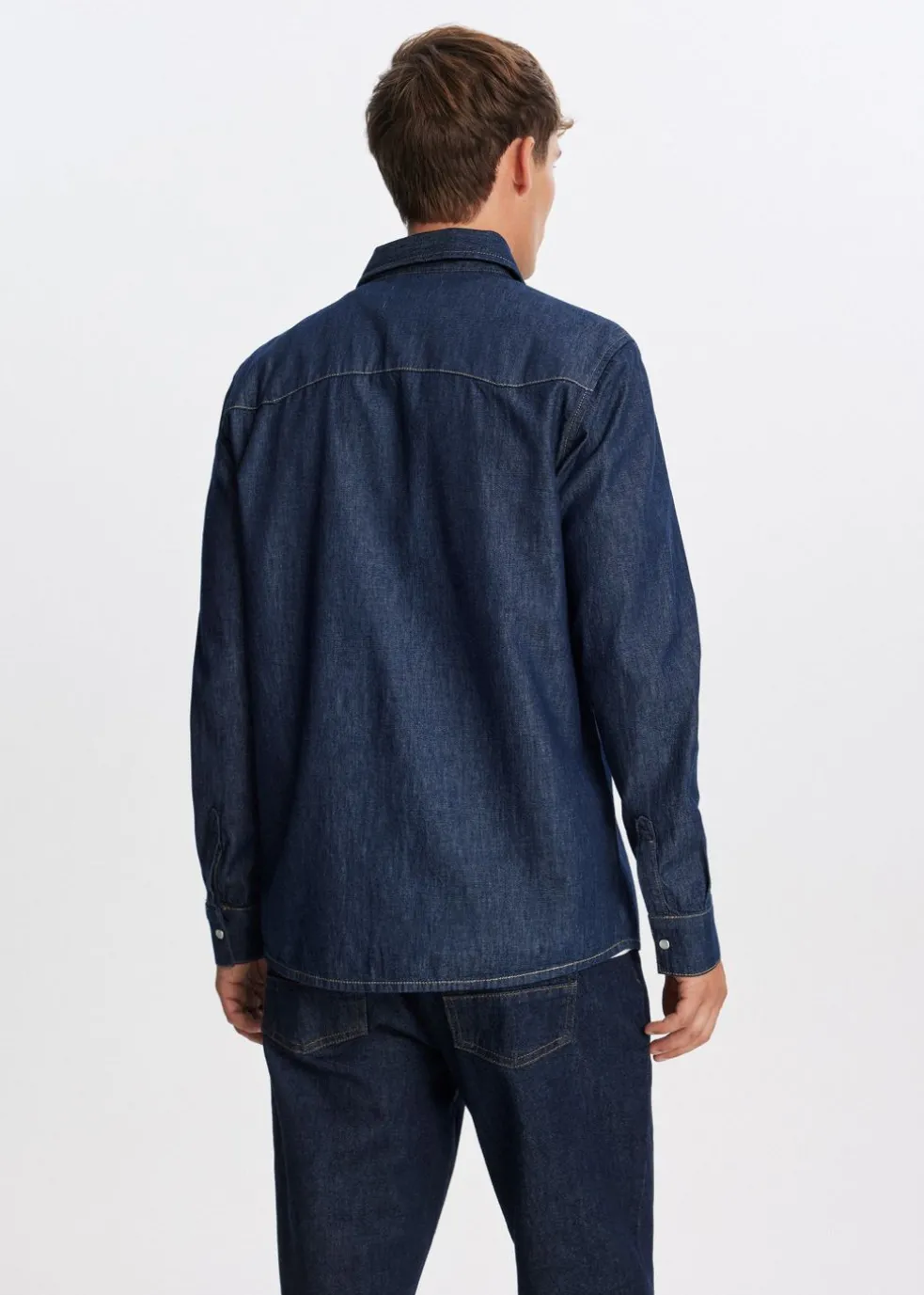 Denim overhemd