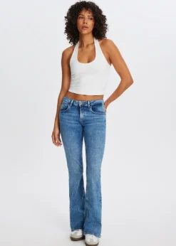Flared jeans met sterren