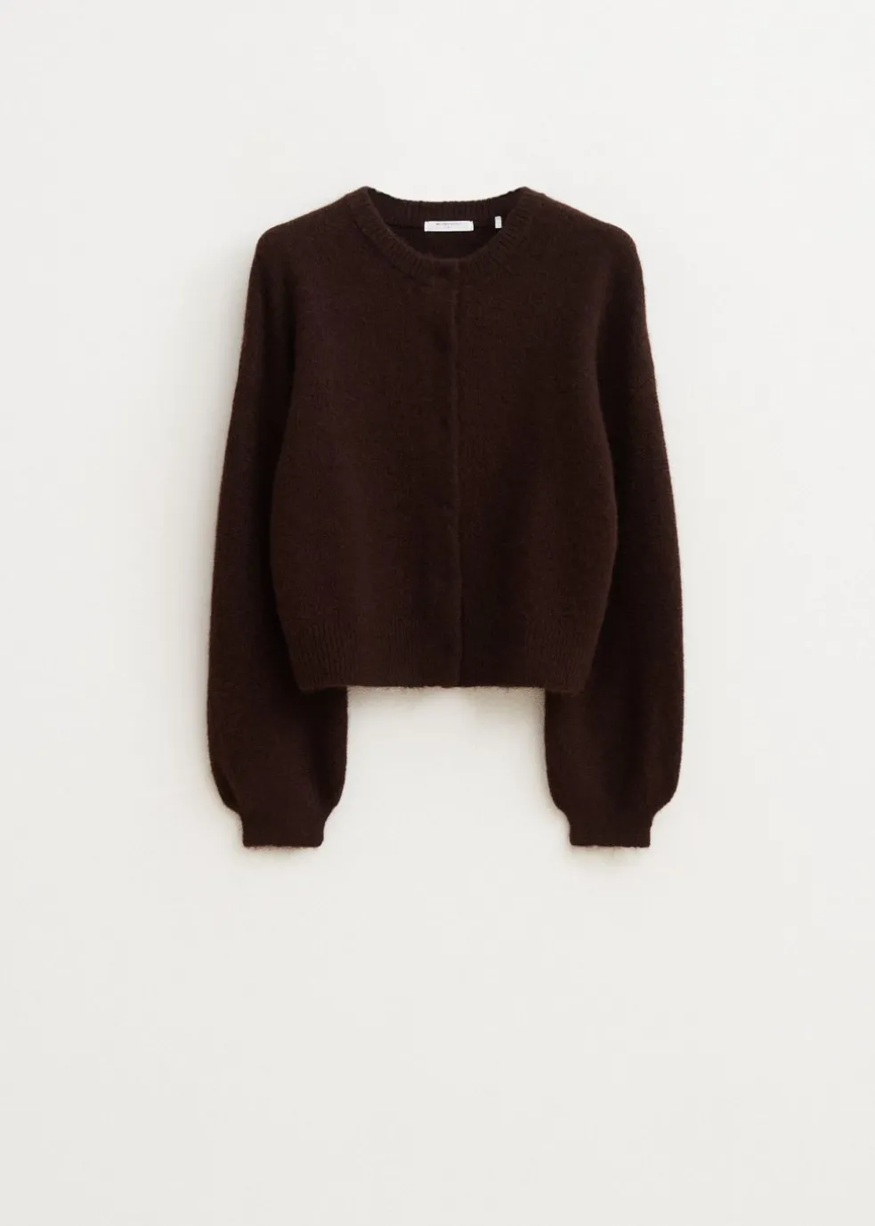 Gebreid vest lange mouwen