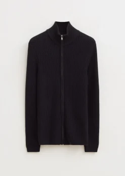 Gebreid vest met rits