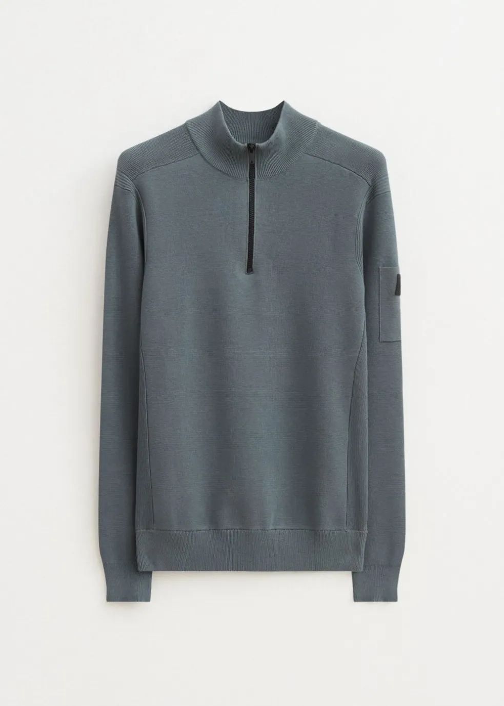 Gebreide half zip trio
