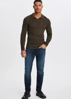Gebreide johnny polo