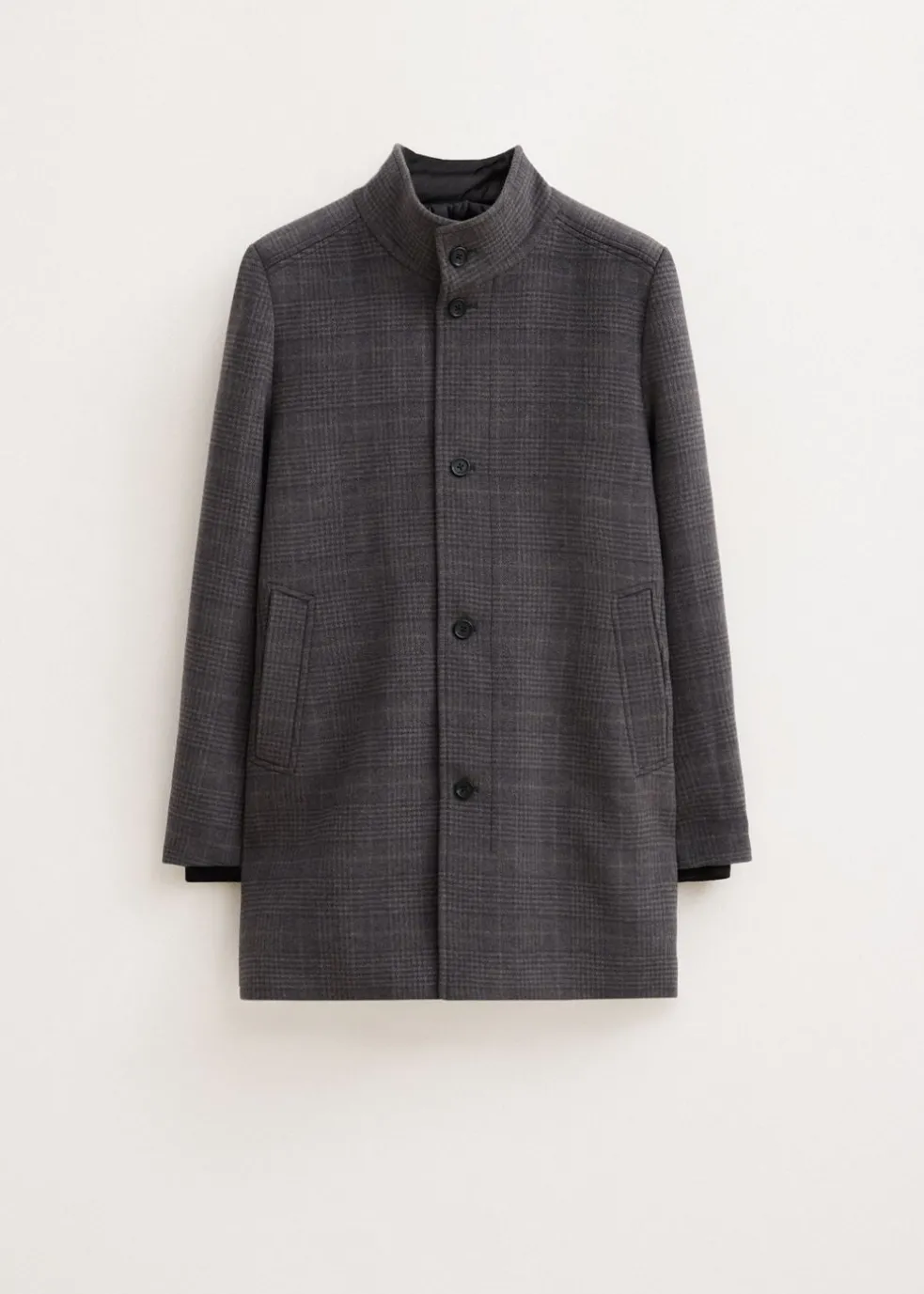 Geruite overcoat