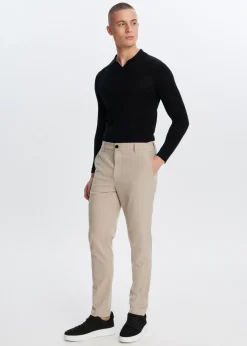 Gestreepte resort pantalon