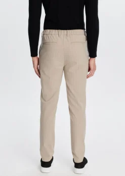 Gestreepte resort pantalon