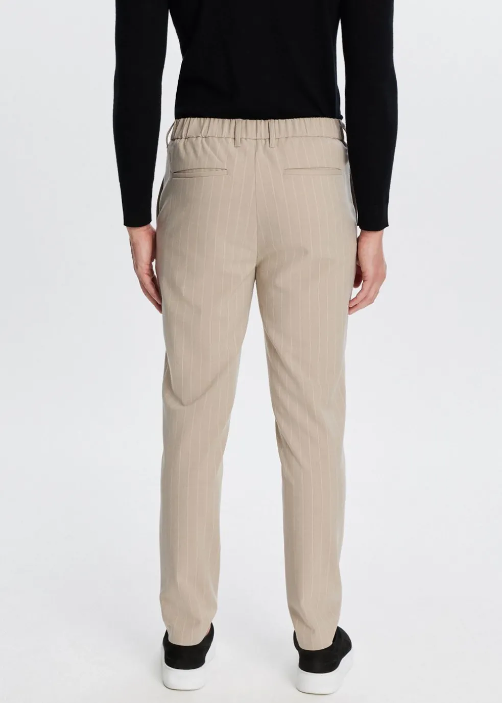Gestreepte resort pantalon