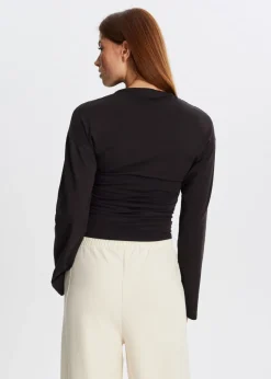 Getailleerd t-shirt met lange mouwen