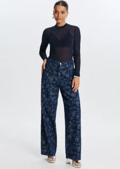 Glitter mesh body