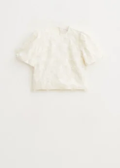 Hairy glitter top