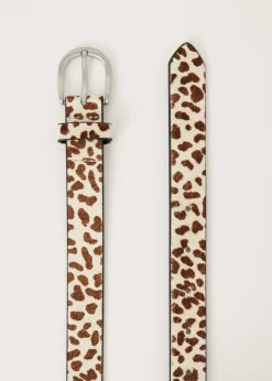 Hairy riem met print