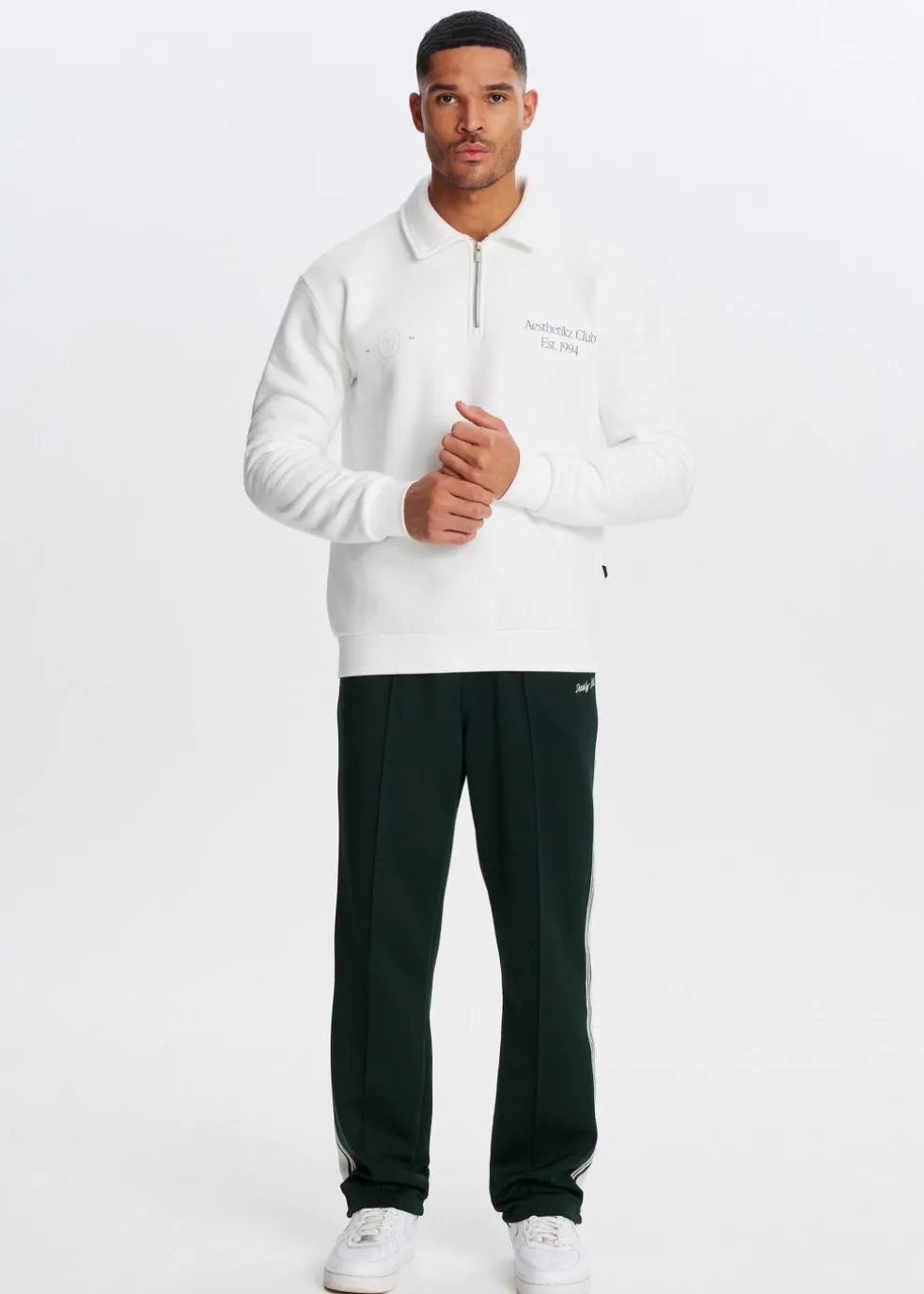 Half zip polo club