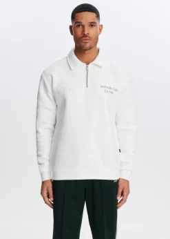 Half zip polo club